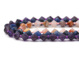Genuine Bicone Faceted Gemstone Beads, Sku#U1391
