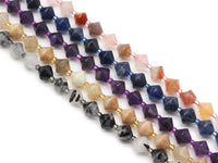 Genuine Bicone Faceted Gemstone Beads, Sku#U1391
