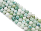 Genuine Quality Blue Agate Round Smooth Beads, Sku#U1395