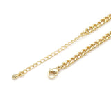 Gold Cuban Chain Star Necklace,sku#LX227