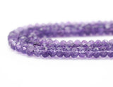 Genuine Quality Amethyst Rondelle Faceted Beads, Sku#UA275