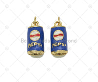 Enamel Pepsi Soda Can Charm, Sku#LD185