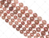Strawberry Quartz Double Point Beads, Sku#U1306