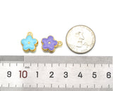 Enamel Flower Charm, Sku#B140