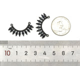 Black CZ Charm, Sku#B162