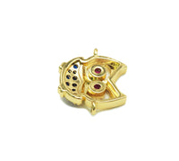 CZ Owl Charm, Sku#LK587