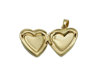 Lockets Enamel Heart Shape Pendant, Sku#FH186