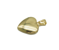 Lockets Enamel Heart Shape Pendant, Sku#FH186