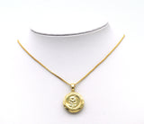 Lockets Rose Flower Pendant, Sku#FH190