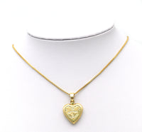 Lockets Heart Pendant, Sku#FH189