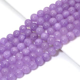 Genuine Lavender Jade, 6mm/8mm/10mm Round Smooth Beads, Sku#U1618