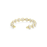 White Pearl Gold Adjustable Bracelet, Sku#B368