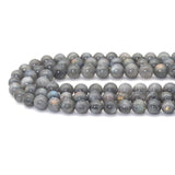 Genuine Purple Labradorite, 6mm/8mm/10mm Round Smooth Beads, Sku#U1622