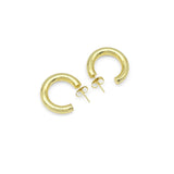 20mm/26mm Thick Gold Hoop Earrings, Sku#Y796