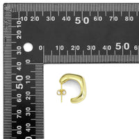 Gold Chunky Geometry Earrings, Sku#Y797