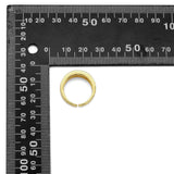 Gold Silver Colorful CZ Band Adjustable Ring, Sku#B373