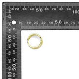 Gold CLear CZ Waveline Adjustable Ring, Sku#LD446