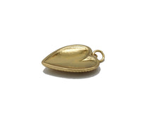 Gold Heart  Shape Charm, Sku#LX105