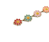 Enamel Daisy Flower Chain by Yard, sku#LS13