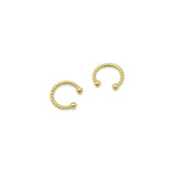 Gold Twisted Hoop Ear Cuff, Sku#LX315