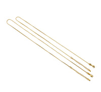 Dainty Thin Gold Filled box Chain Necklace, sku#ZX105