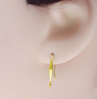 Gold Earring Hooks, Sku#Y752