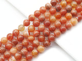 Genuine Red Botswana Agate Round Smooth Beads, Sku#U1399