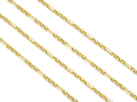 3mm Thin Mixed Paper Clip Chain, paperclip chain, sku#LS15