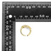 Gold Multi Stars North Star Adjustable Ring, Sku#LX328