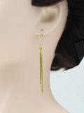 Gold Dangles for Necklace Earrings Making, sku# Y754