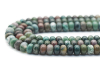 Genuine Indian Agate Rondelle Smooth Beads, Sku#U1406
