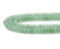 Genuine Green Aventurine Rondelle Smooth Beads, 4x6mm, Sku#U1410