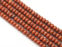 Genuine Red Creek Jasper Rondelle Smooth Beads, Sku#U1411