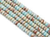 Serpentine Rondelle Smooth Beads, Sku#U1413