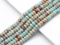 Serpentine Rondelle Smooth Beads, Sku#U1413