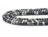 Genuine Web Jasper Rondelle Smooth Beads, 4x6mm, Sku#U1419
