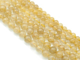 Genuine Quality Rutilated Quartz Round Smooth Beads, Sku#U1420