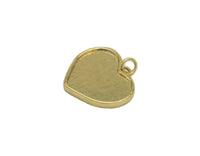 Enamel Tulip On Heart Pendant, Sku#L649