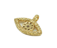 CZ Evil Eye Charm, Sku#L651