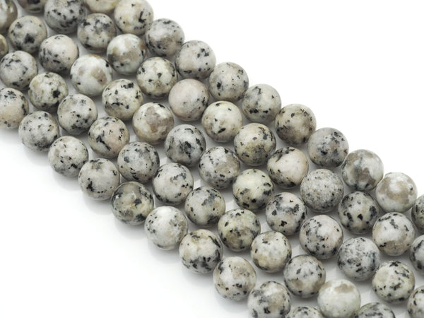 Genuine Sesame Jasper Round Smooth Beads, Sku#U1425