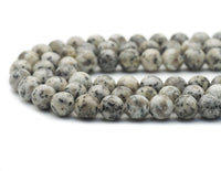 Genuine Sesame Jasper Round Smooth Beads, Sku#U1425