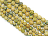 Natural Muscovite Round Smooth Beads, Sku#U1315