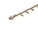 Dainty Cross Chain Necklace/Choker, sku#EF180