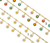 Daisy Flower Chain By Yard/Choker Necklace, sku#LS20