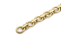 High Quality Textured Round Link chain with T Bar by Yard, sk#LS31