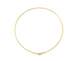 Gold Silver Choker Necklace, sku#B230
