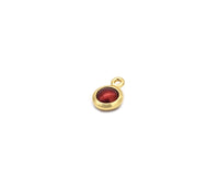 Gold Wrapped Pearl Mini Ball Charm, Sku#Y762