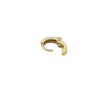 Plain Gold Earring Hoops, Sku#Y759
