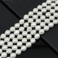 13x15mm White MOP Diamond Shape Beads, Sku#T162