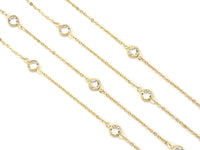 Crystal Long Link Chain by Yard, sku#LS39